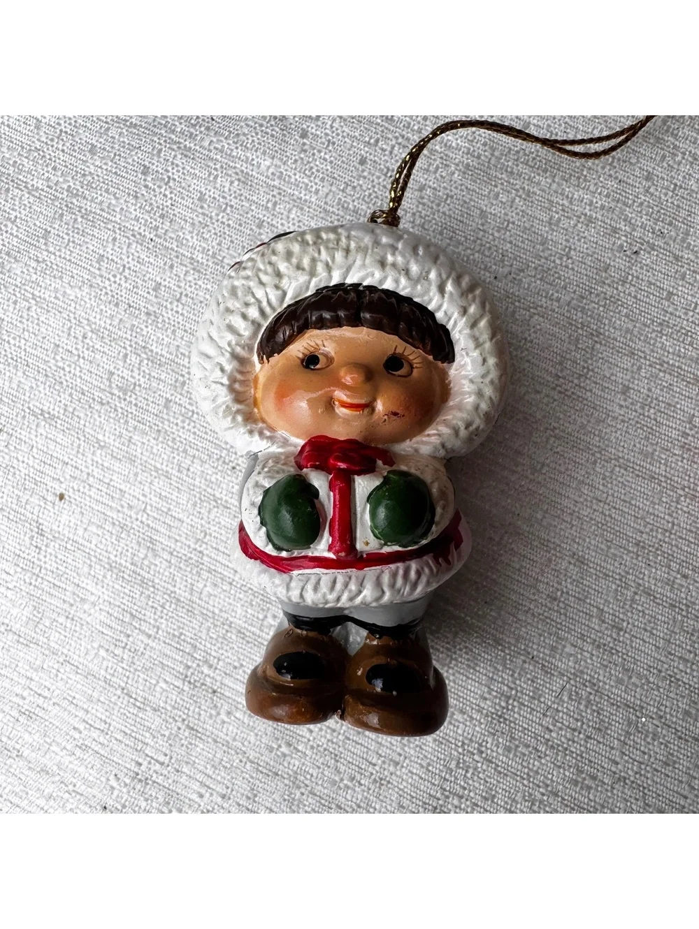 Vintage Christmas Ornament Lot of 4 Figural Holiday Decorations Taiwan Korea